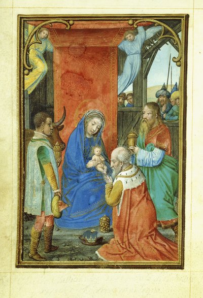 賢者の崇拝、1520年代 作： Simon Bening
