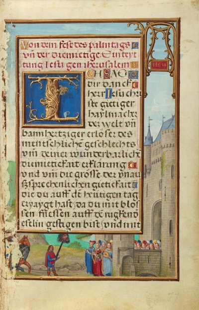 ダビデの帰還とゴリアテの首との国境 作： Simon Bening