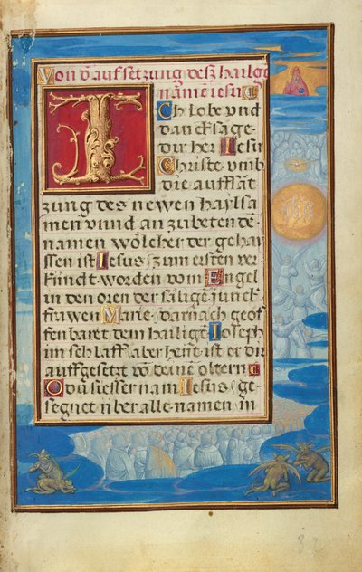 Rand mit der Anbetung des Namens Jesu 作： サイモン・ベニング