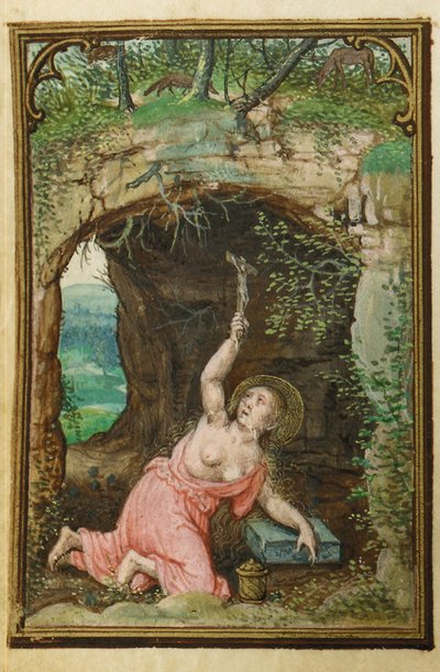 1530-35の時間のミニチュア帳からのフォリオ、ローマ、ブルージュの使用 作： Simon Bening