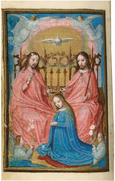 ミニチュア時祷書のフォリオ、ローマの使用、ブルージュ、1530-35 作： Simon Bening