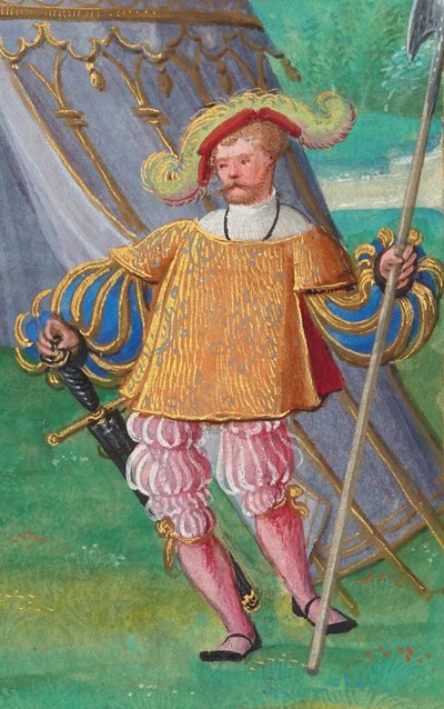 ジャックドラレイン、1530〜40年頃（テンペラ、金箔、羊皮紙のインク） 作： Simon Bening