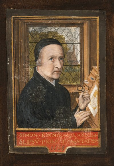 自画像、1558 年。 作： Simon Bening