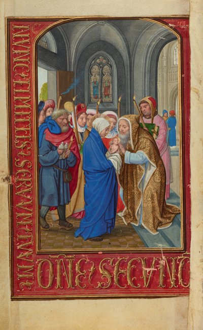 神殿でのプレゼンテーション 作： Simon Bening