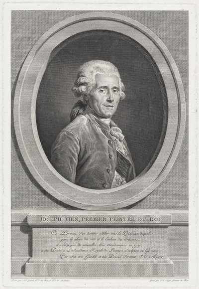 ジョセフ・ヴィエンヌ 作： Simon Charles Miger after Adélaïde Labille Guiard