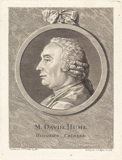 M・デビッド・ヒューム 作： Simon Charles Miger after Charles Nicolas Cochin II