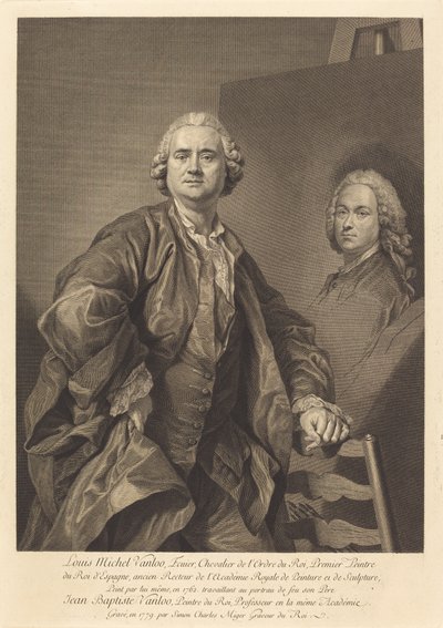 ルイ・ミシェル・ヴァンルー 作： Simon Charles Miger after Louis Michel Van Loo