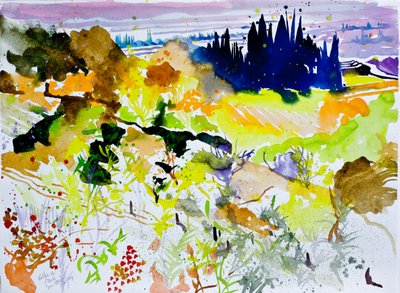 ヴァレ・ド・ローブ、2010年（水彩画） 作： サイモン・フレッチャー