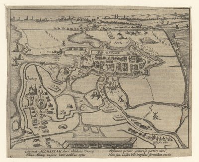 アルクマールの包囲戦、1573年 作： Simon Frisius