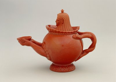 1793年以降のエジプトのテーマティーポット（セラミック） 作： Simon Henrich Steitz