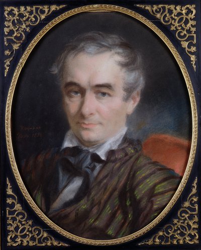 プロスパー・メリミーの肖像（1803-70）1853（紙にパステル） 作： Simon Jacques Rochard