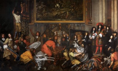 ルイ14世は1667年10月15日にゴブランの製造所を訪問 作： Simon Renard de Saint Andre