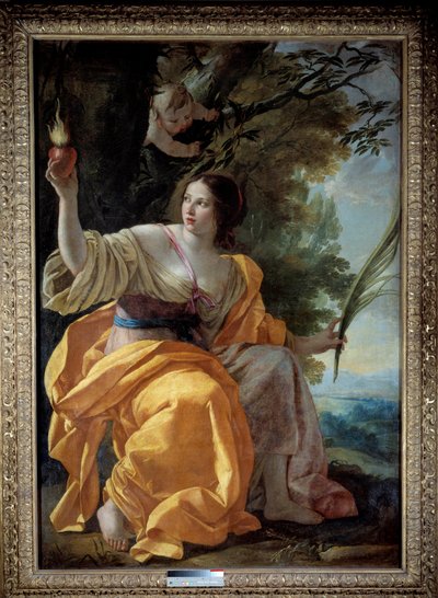 シモン・ヴーエ（1590-1649）の絵画「慈愛のアレゴリー像（元は信仰）」 17世紀。寸法1.9×1.3メートル 作： Simon Vouet