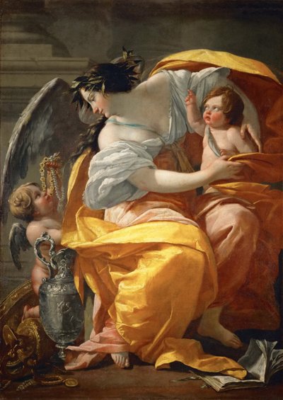 富の寓意 作： Simon Vouet