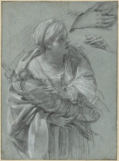 トロイの神々を運ぶクレウサ 作： Simon Vouet