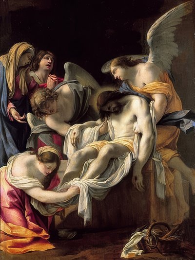キリストの埋葬 作： Simon Vouet