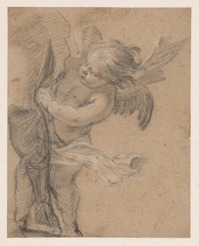 聖ロクスの足元の天使 作： Simon Vouet