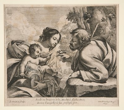 聖家族と鳥 作： Simon Vouet