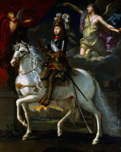 フランス国王ルイ14世、1648年 作： Simon Vouet