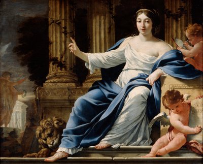 多声症、雄弁の女神、17世紀 作： Simon Vouet