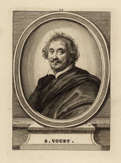 シモン・ヴーエの肖像 作： Simon Vouet