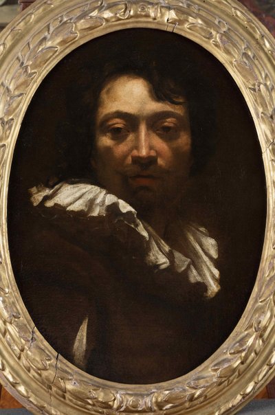 自画像。 作： Simon Vouet