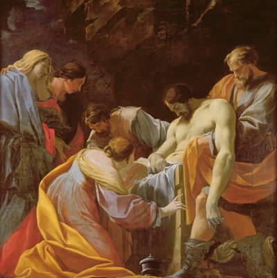 キリストの墓 作： Simon Vouet