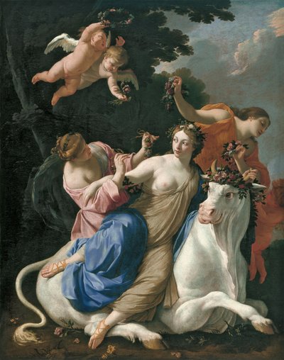 エウロパのレイプ 作： Simon Vouet
