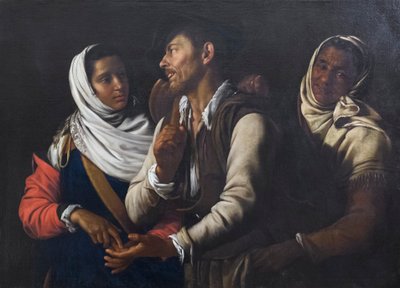 占い師たち 作： Simon Vouet