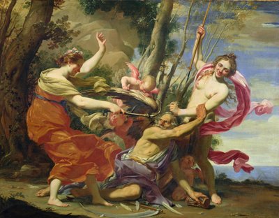 若さと美しさに負けた時間 作： Simon Vouet