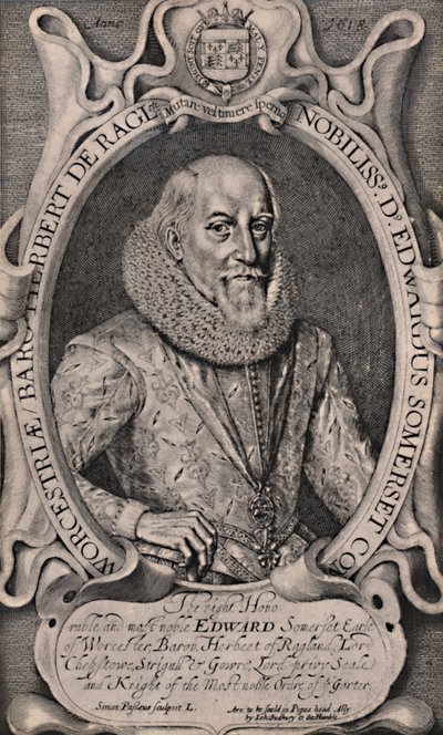 エドワードサマセット、第4ウスター伯爵、英国廷臣、c1618 1894 作： Simon de Passe