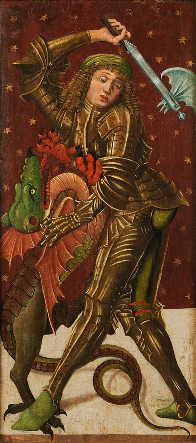 ドラゴンを倒す聖ジョージ 作： Simon von Taisten