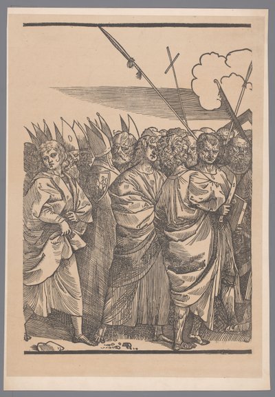 Joos Lambrecht に続く版画シリーズ De Triomf van Christus の第 3 部の複製 作： Simonau and Toovey