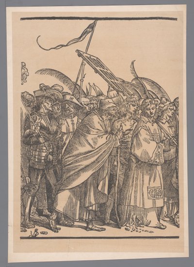 Joos Lambrecht に続く版画シリーズ The Triumph of Christ の第 2 部の複製 作： Simonau and Toovey