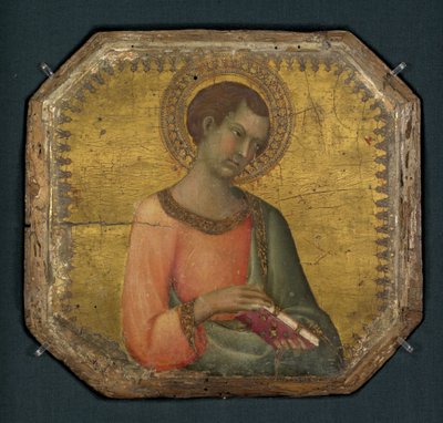 本を持っている聖者、1344 作： Simone Martini