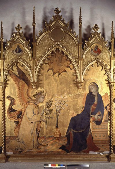 受胎告知1333 作： Simone Martini