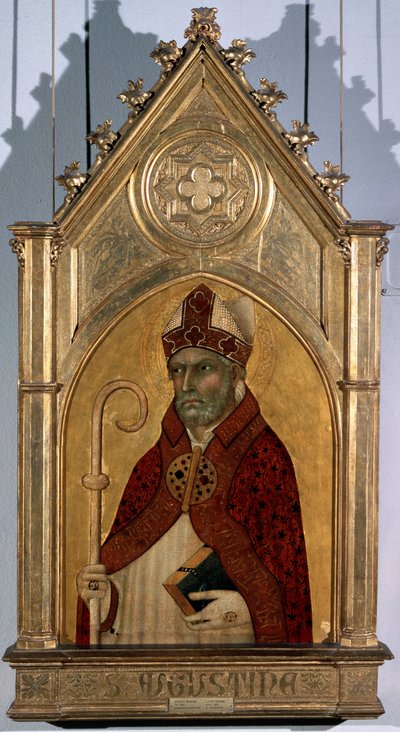 セントオーガスティン、1320年代。 作： Simone Martini