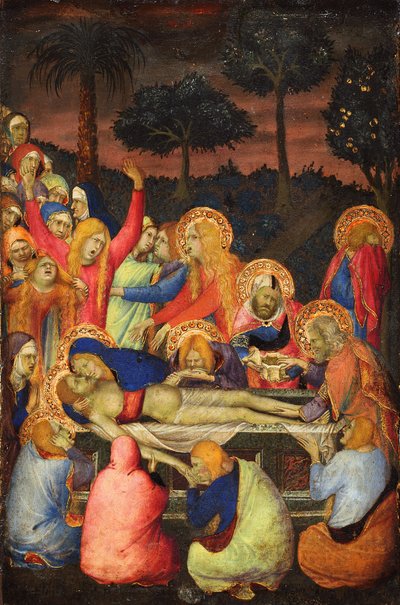キリストの埋葬 作： Simone Martini