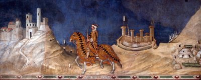 グイドリッチョ ダ フォリアーノ、1328 年 作： Simone Martini di