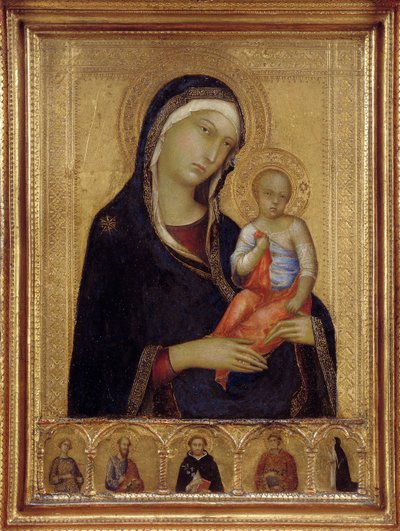 聖母子、c。 1324年～1325年 作： Simone Martini di