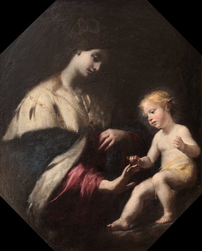 聖カタリナの神秘的な結婚 作： Simone Pignoni