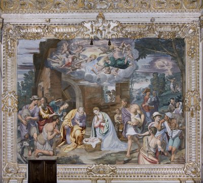 羊飼いの礼拝、1578-82 作： Simone Veneziano Peterzano