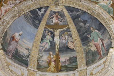 はりつけ、1578-82 作： Simone Veneziano Peterzano