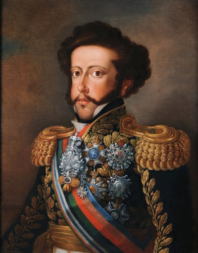 D.ペドロ1世の肖像 作： Simplicio Rodrigues de Sa