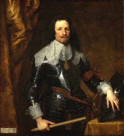 カリニャーノ公、サヴォイアのトマス・フランシスの肖像（1596年～1656年）。 作： Sir Anthony van Dyck