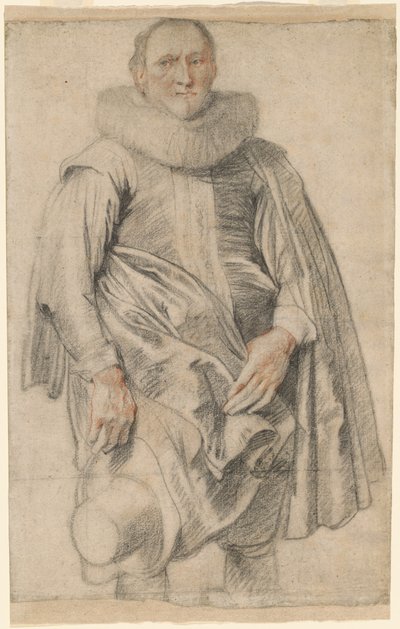 立っている男の肖像 作： Sir Anthony van Dyck