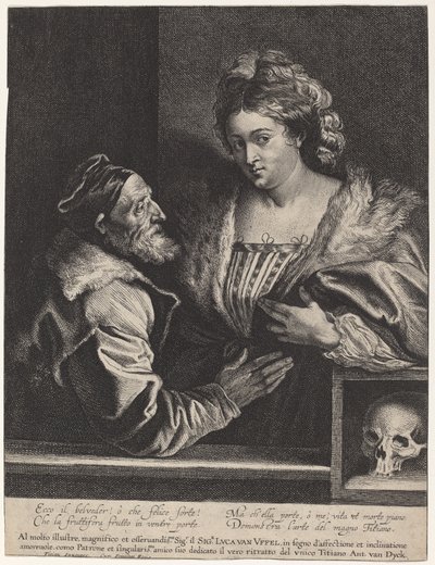 ティツィアーノの愛人 作： Sir Anthony van Dyck