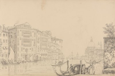 チロルとイタリアの 30 のビューのアルバム: 大運河のビュー 1840 年 11 月 9 日 作： Sir Charles D