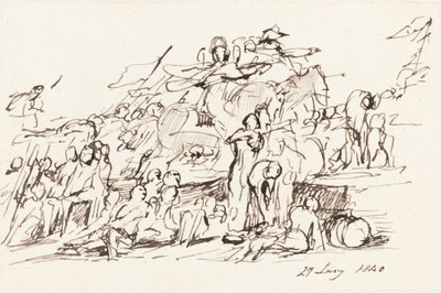 戦闘シーン 作： Sir David Wilkie