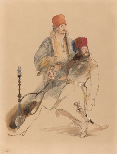 キャプテン・リーとドラゴマン 作： Sir David Wilkie